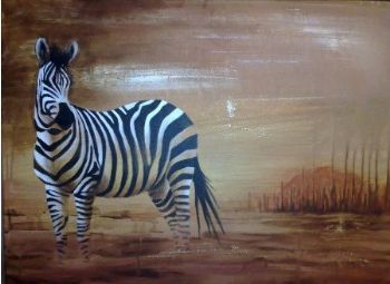 "Zebra Sunset"