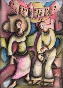 "Dancers in township"