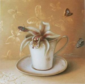 "Bug Series Orchid & butterflies"
