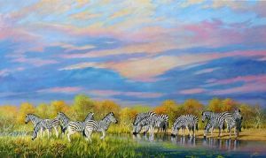 "Zebra Sundowners"