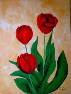 "Red Tulips #1"