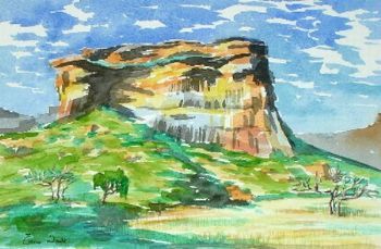 "Golden Gate Rock Formation"