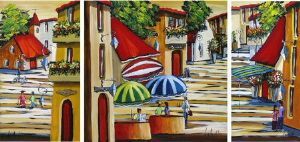 "Street Scene with children 2"