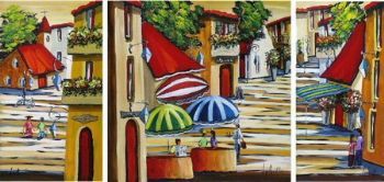 "Street Scene with children 2"