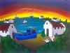 "village sunset"