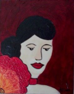 "Lady With Flower II"