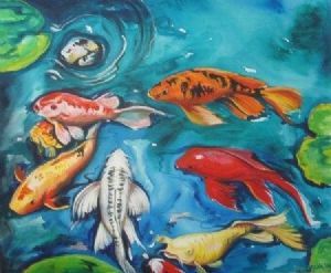 "koi pond"