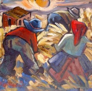 "Wheat harvesters"