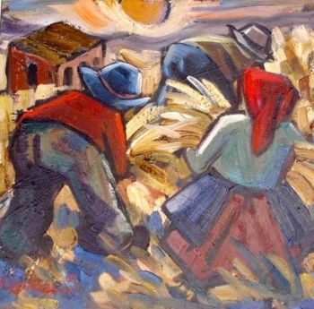 "Wheat harvesters"