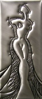 "Female Figure 1 in Metal Sculpture 1/1"