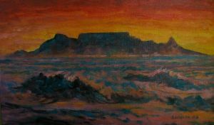 "Table Mountain Sunset"