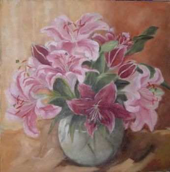 "Pink Lilies"