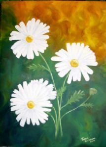 "Three Daisies RESERVED"