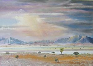 "Sunshine While It Rains in Namibia"
