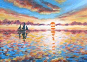 "Sailing in the Sunset 2"