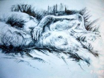 "Nude Charcoal 1"