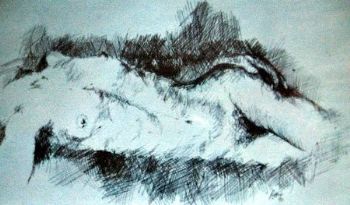 "Reclining Nude"