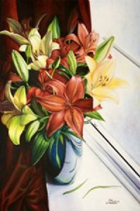 "Tigers on Windowsill"