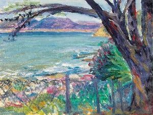"Boyes Drive with Pine Trees"