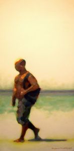 "Strolling on the beach, Dubai Winter"