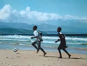 "Soccer Players, Plettenberg Bay"