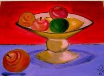 "Golden Fruit Bowl"