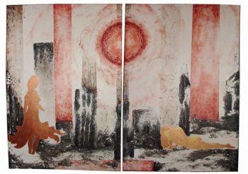 "Mother Nature in Distress (set of 2)"