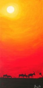 "Blesbok Sunset"