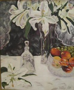 "Still life with lilies"