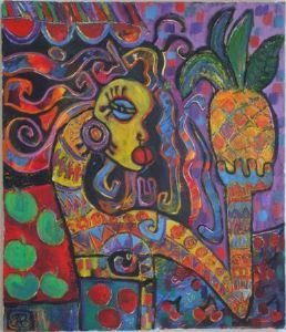 "Woman at Market"