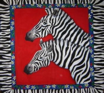 "zebra wall hang"