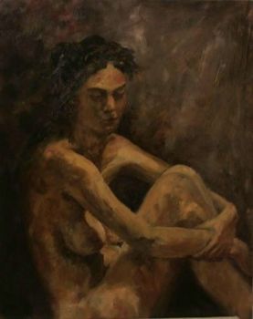 "Seated Nude"