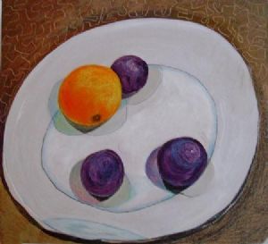 "plums & orange"