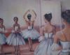 "Ballerinas in studio"