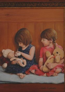 "Girls Playing"