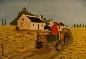 "Donkey cart"