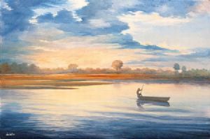 "Dawn Crossing - Maun"