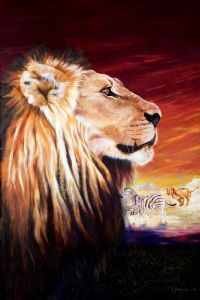 "007 Lions Pride Giclée"