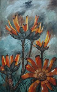 "Burnt Proteas 2"