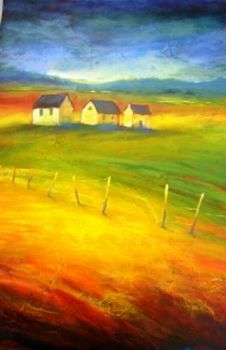 "houses and fence"