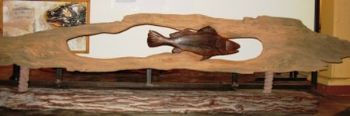 "Wild Olive Fish on Sleeperwood"