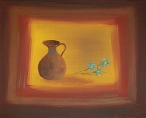"pot with flowers"