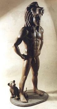 "Lionman & Cub"