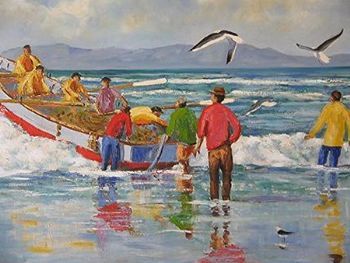 "Netfishing in Falsebay"