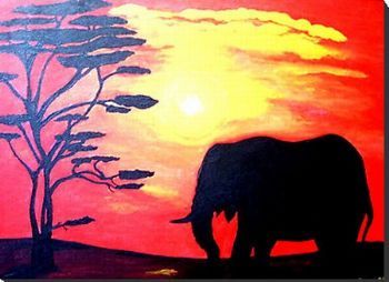"Landscape: Silhouettes in Africa"