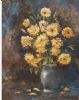 "Yellow Roses and Grey Vase"