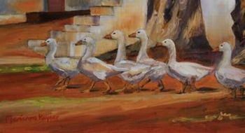 "Geese Meander"