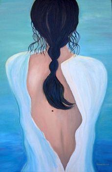 "Woman in thought"
