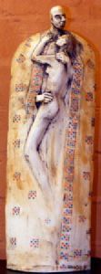 "Embracing figures"