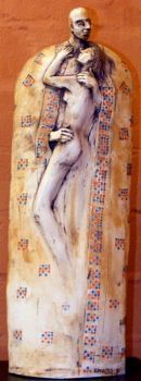 "Embracing figures"